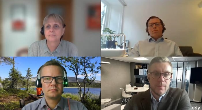 Webinar presenters discussing digitising the perioperative pathway with Buddy Healthcare’s digital care coordination platform