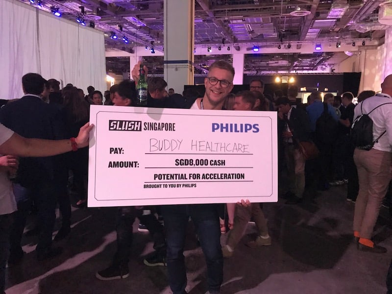 Buddy Healthcare won a partner prize at Slush Singapore