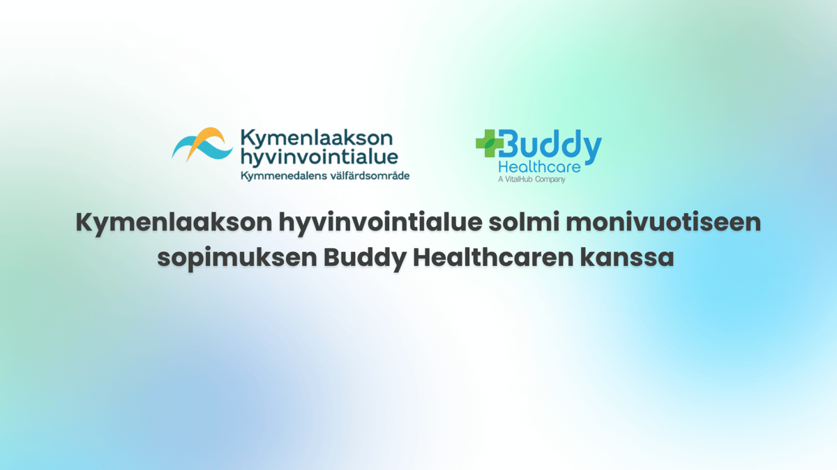 Kymenlaakson hyvinvointialue kehittää hoidonohjausta yhdessä Buddy Healthcaren kanssa – monivuotinen sopimus tukee pitkäjänteistä kehitystyötä