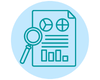 Reporting and analytics icon