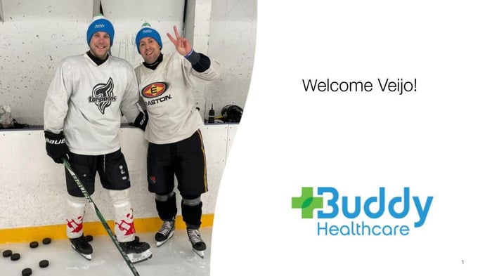 Picture of our CEO and founder Jussi Määttä and Sales Manager Veijo Aarresuo