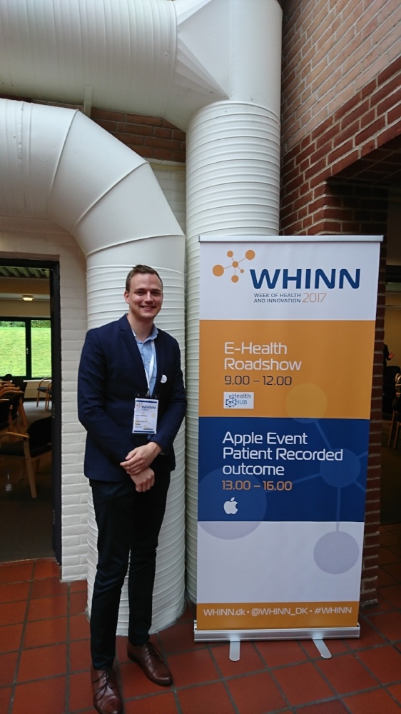 Peter Hänninen representing Buddy Healthcare at WHINN 2017