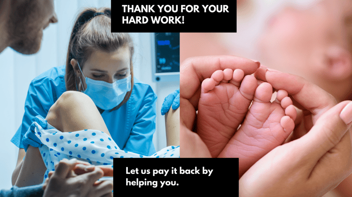 Doctor assisting a woman in labor, symbolizing clinical support and the shift to continuous digital postpartum care.