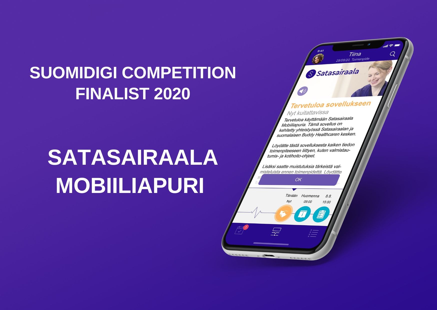 Satakunta Hospital District’s Mobile Helper zum  Finnlanddigi Finalist ausgewählt