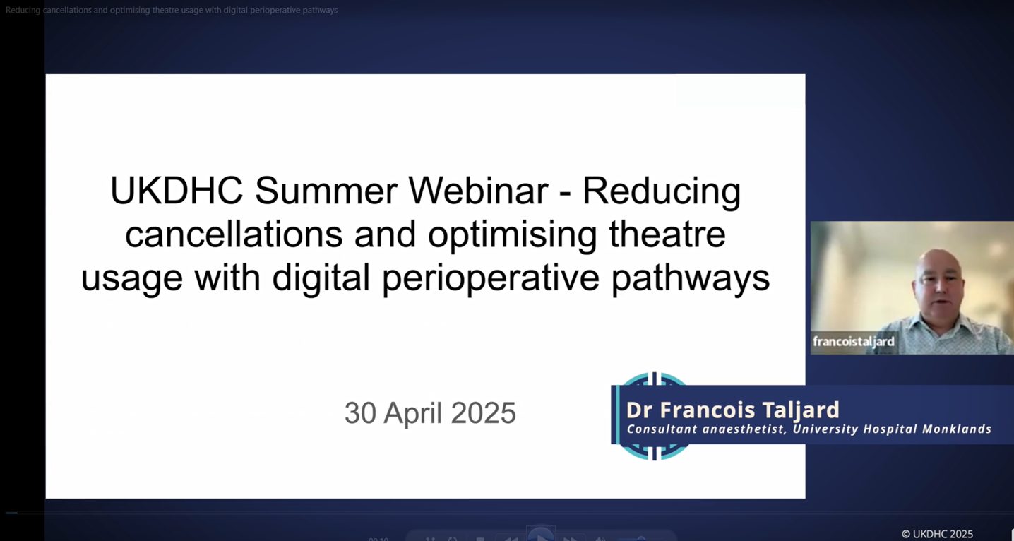 UKDHC webinar reducing surgery cancellations UKDHC webinar reducing surgery cancellations