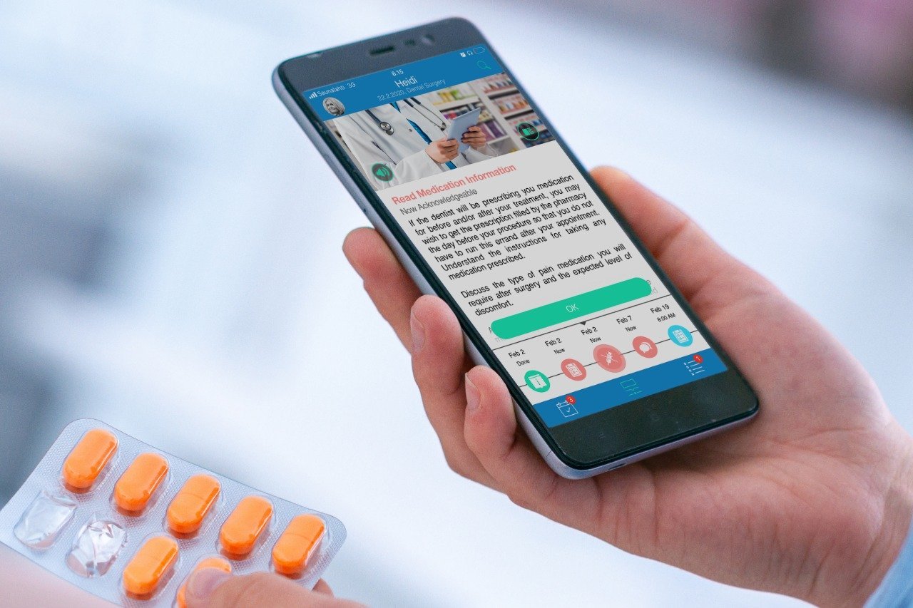 Digital patient engagement through an app